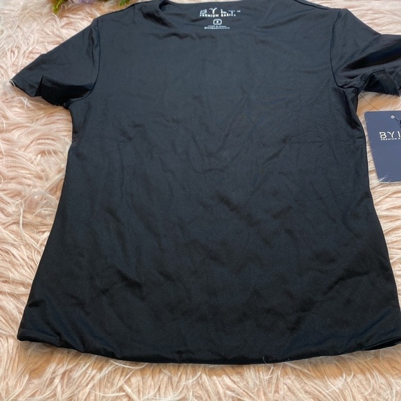 NWT BYLT Premium Basics Contour Short Sleeve Top in Black sz S - Picture 6 of 11